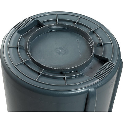 Rubbermaid Commercial Brute 44-Gallon Vented Utility Container (RCP264360GY)