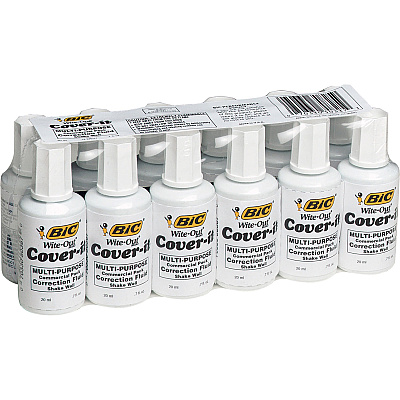 BIC Cover-it Correction Fluid (BICWOC12WE)