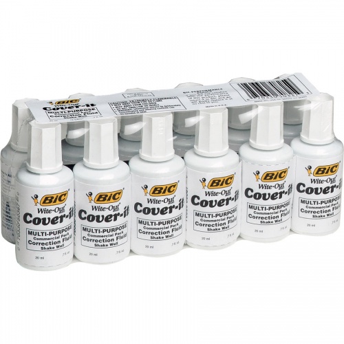 BIC Cover-it Correction Fluid (WOC12WE)