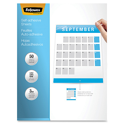 Fellowes Self Adhesive Laminating Sheets (5221502)