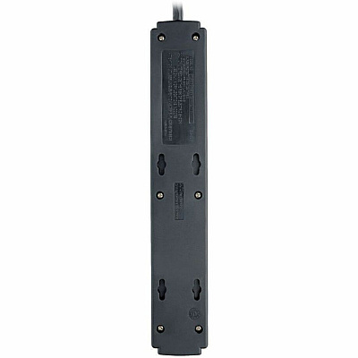 Eaton Tripp Lite Series Protect It! 6-Outlet Surge Protector, 6 ft. Cord, 790 Joules, Diagnostic LED, Black Housing (TLP606B)