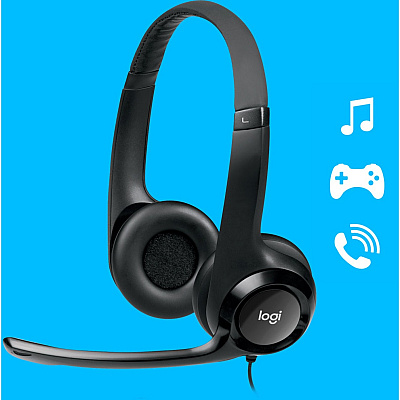 Logitech Padded H390 USB Headset (LOG981000014)