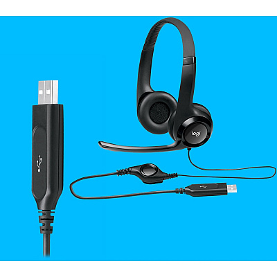 Logitech Padded H390 USB Headset (LOG981000014)