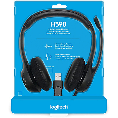 Logitech Padded H390 USB Headset (LOG981000014)