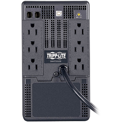 Tripp Lite SmartPro 550VA 300W 120V Line-Interactive UPS - 6 Outlets, AVR, USB, Tower (SMART550USB)