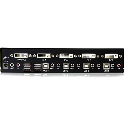 StarTech 4 Port Dvi Usb Kvm Switch With Audio (SV431DVIUA)