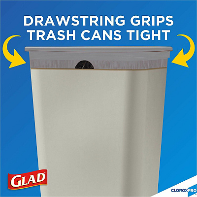 CloroxPro ForceFlex Tall Kitchen Drawstring Trash Bags (CLO70427)