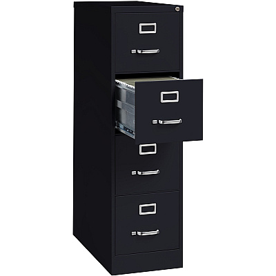 Lorell Fortress Series 26-1/2" Commercial-Grade Vertical File Cabinet (LLR60191)
