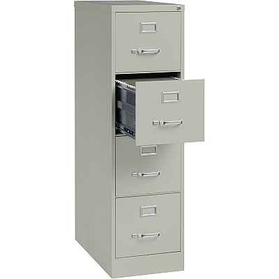 Lorell Fortress Series 26-1/2" Commercial-Grade Vertical File Cabinet (LLR60192)