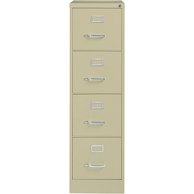 Lorell Fortress Series 26-1/2" Commercial-Grade Vertical File Cabinet (LLR60193)