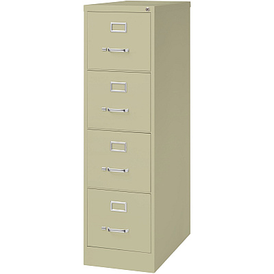Lorell Fortress Series 26-1/2" Commercial-Grade Vertical File Cabinet (LLR60193)