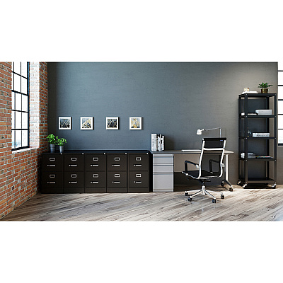Lorell Fortress Series 26-1/2" Commercial-Grade Vertical File Cabinet (LLR60194)