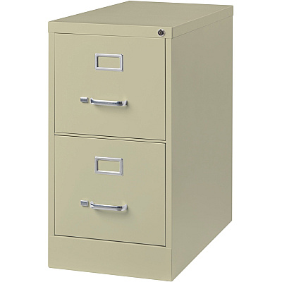 Lorell Fortress Series 26-1/2" Commercial-Grade Vertical File Cabinet (LLR60196)