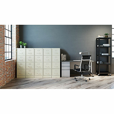 Lorell Fortress Series 25" Commercial-Grade Vertical File Cabinet (LLR60652)