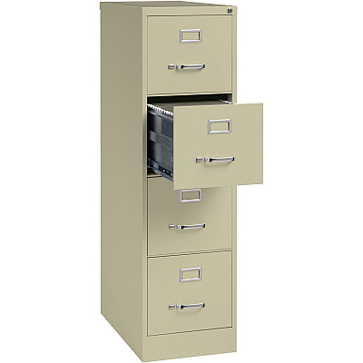 Lorell Fortress Series 25" Commercial-Grade Vertical File Cabinet (LLR60652)