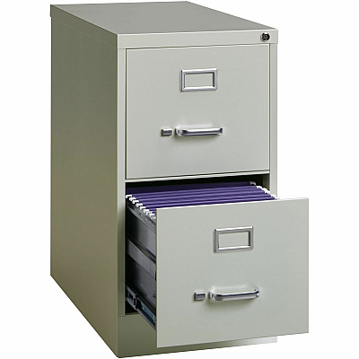 Lorell Fortress Series 25" Commercial-Grade Vertical File Cabinet (LLR60654)