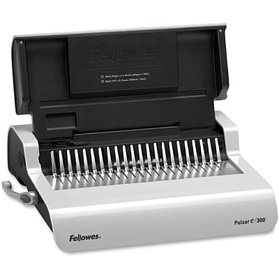 Fellowes Pulsar E 300 Electric Comb Binding Machine w/Starter Kit (5216701)