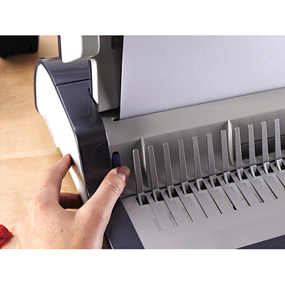 Fellowes Quasar E 500 Electric Comb Binding Machine w/ Starter Kit (FEL5216901)