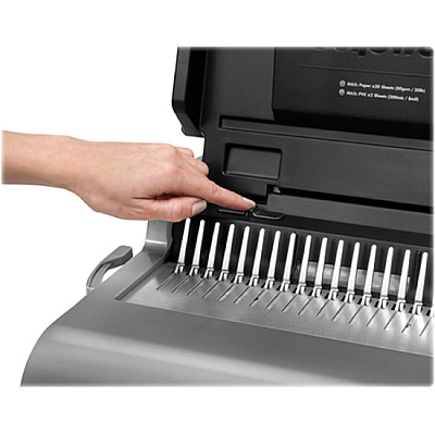 Fellowes Quasar E 500 Electric Comb Binding Machine w/ Starter Kit (FEL5216901)