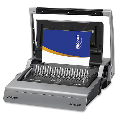 Fellowes Galaxy 500 Comb Binding Machine w/ Starter Kit (5218201)