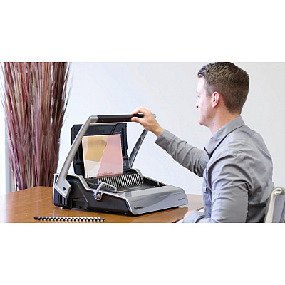 Fellowes Galaxy 500 Comb Binding Machine w/ Starter Kit (5218201)