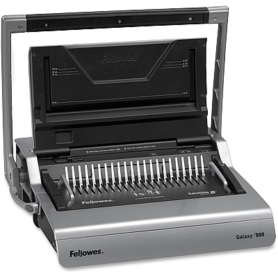 Fellowes Galaxy 500 Comb Binding Machine w/ Starter Kit (5218201)