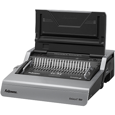 Fellowes Galaxy-E 500 Electric Comb Binding Machine w/ Starter Kit (5218301)