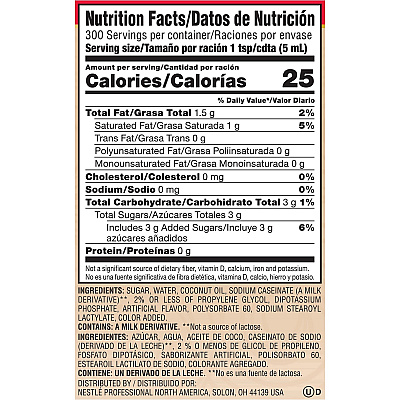 Coffee-mate Coffee-mate Sweetened Original Liquid Creamer Pump Bottle - Gluten-Free (NES13799)