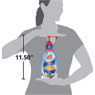 Coffee-mate Coffee-mate French Vanilla Liquid Creamer Pump Bottle - Gluten-Free (NES31803)