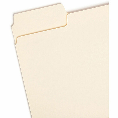 Smead SuperTab 1/3 Tab Cut Letter Recycled Top Tab File Folder (SMD10301)