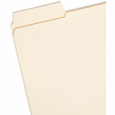 Smead SuperTab 1/3 Tab Cut Letter Recycled Top Tab File Folder (SMD10395)