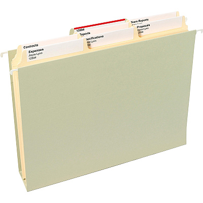 Smead SuperTab 1/3 Tab Cut Letter Recycled Top Tab File Folder (SMD10395)