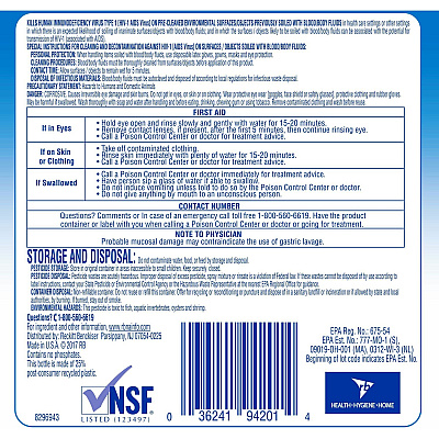Professional LYSOL Heavy-Duty Disinfectant Bathroom Cleaner (RAC94201CT)
