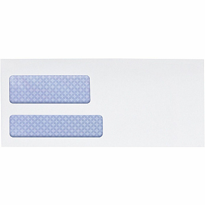 Quality Park No. 9 Double Window Envelopes with Tamper-Evident Seal (QUA67529)