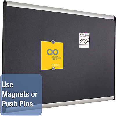 Quartet Prestige Plus Magnetic Bulletin Board (QRTMB543A)
