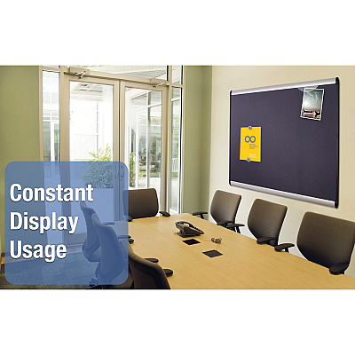 Quartet Prestige Plus Magnetic Bulletin Board (QRTMB543A)