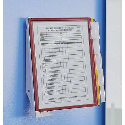 Durable SHERPA Wall Mounted Reference Display System (DBL554100)