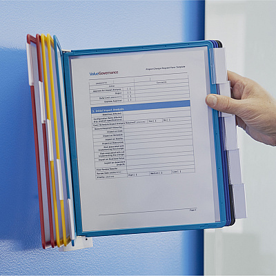 Durable SHERPA Wall Mounted Reference Display System (DBL554100)