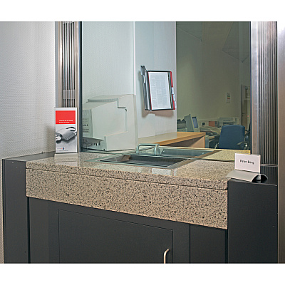 Durable SHERPA Wall Mounted Reference Display System (DBL554100)