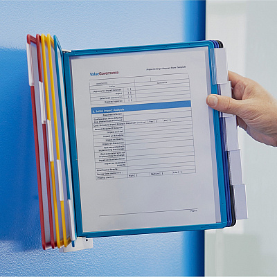 Durable SHERPA Wall Mounted Reference Display System (DBL554100)