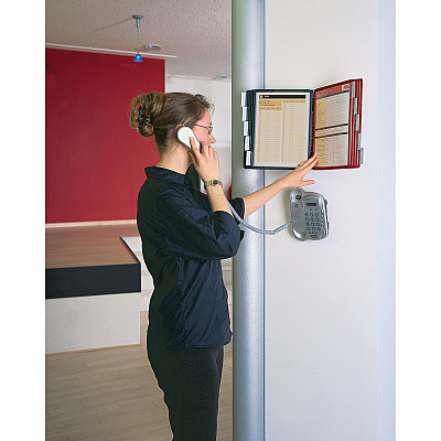 Durable SHERPA Wall Mounted Reference Display System (DBL554100)
