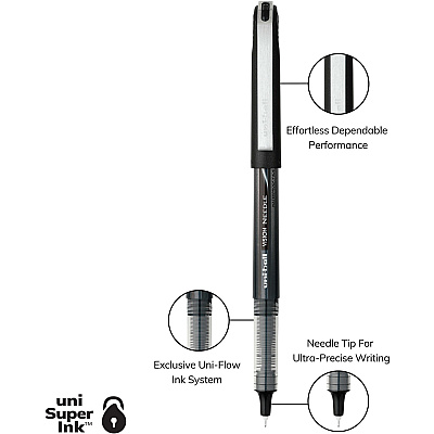 uniball Vision Needle Rollerball Pens (UBC1734918)
