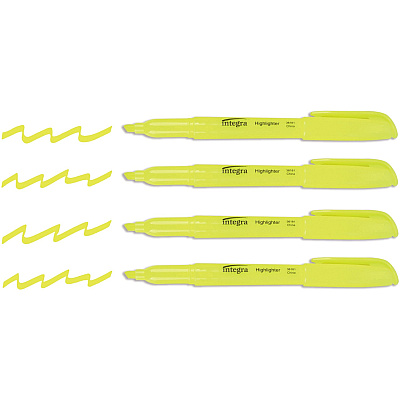 Integra Pen Style Fluorescent Highlighters (ITA36181)