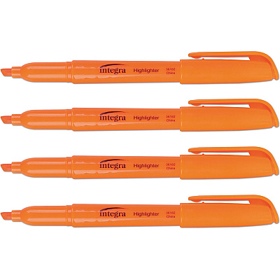 Integra Pen Style Fluorescent Highlighters (ITA36182)