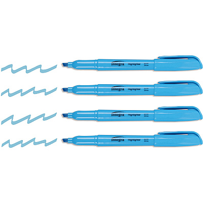 Integra Pen Style Fluorescent Highlighters (ITA36184)
