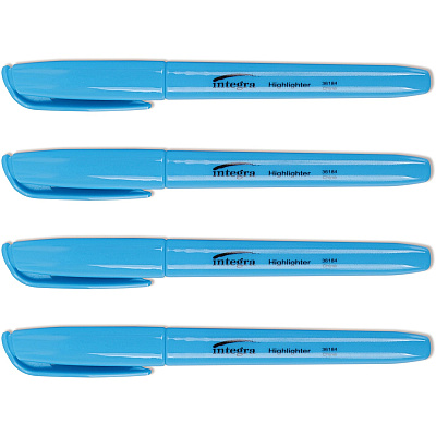 Integra Pen Style Fluorescent Highlighters (ITA36184)