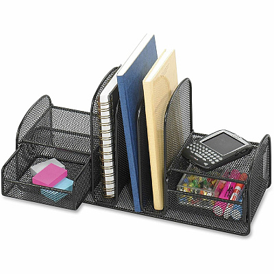 Safco Multipurpose Mesh Desktop Organizer (SAF3263BL)