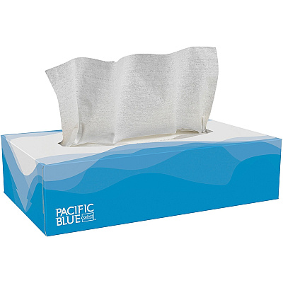 Pacific Blue Select Facial Tissue by GP Pro - Flat Box (GPC48100)