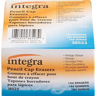 Integra Pink Pencil Cap Eraser (ITA36523)