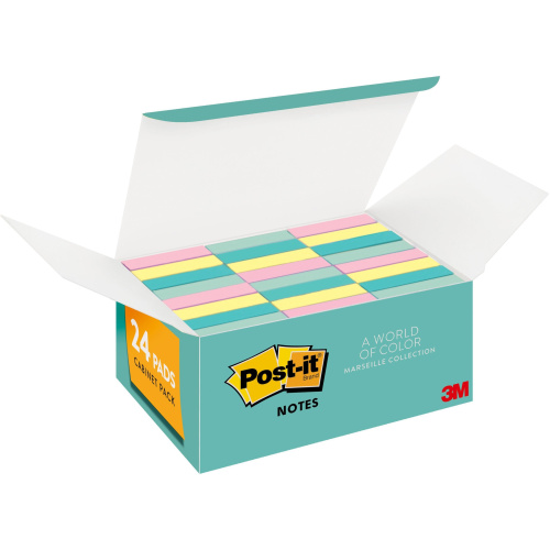 Post-it Notes Value Pack - Beachside Cafe Color Collection (65324APVAD)